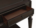 Milo Warm Brown Wood Secretary Desk