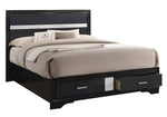 Miranda 5-Pc Black Wood Cal King Bedroom Set