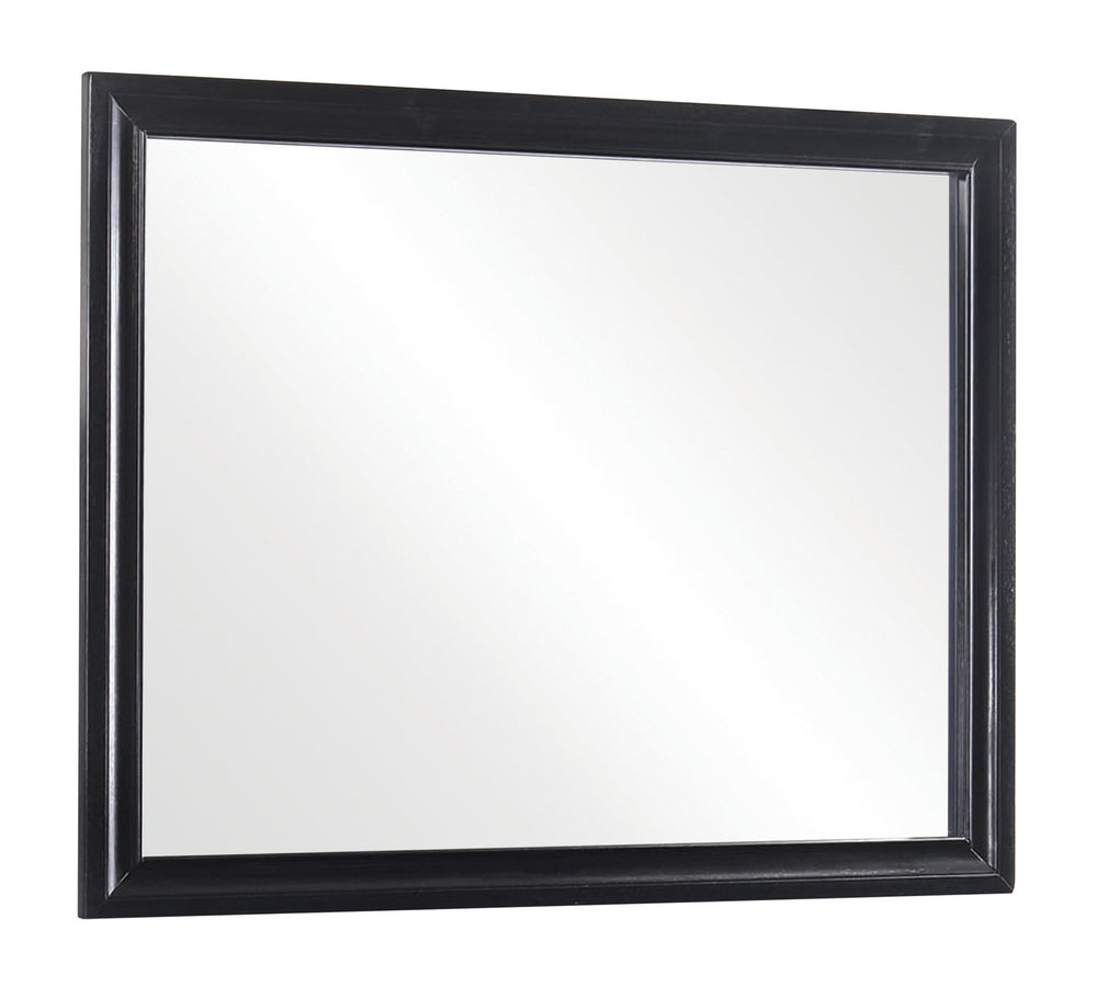 Miranda Black Wood Frame Dresser Mirror