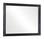 Miranda Black Wood Frame Dresser Mirror