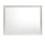 Miranda White Wood Frame Dresser Mirror