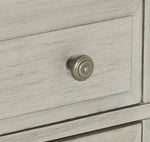 Mossbrook Light Gray Wood 9-Drawer Dresser