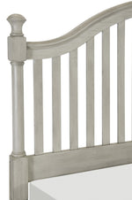 Mossbrook Light Gray Wood Cal King Bed