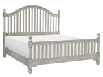 Mossbrook Light Gray Wood Queen Bed