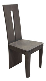 Motion 2 Smoke Grey Solid Mango Wood Side Chairs