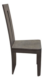 Motion 2 Smoke Grey Solid Mango Wood Side Chairs