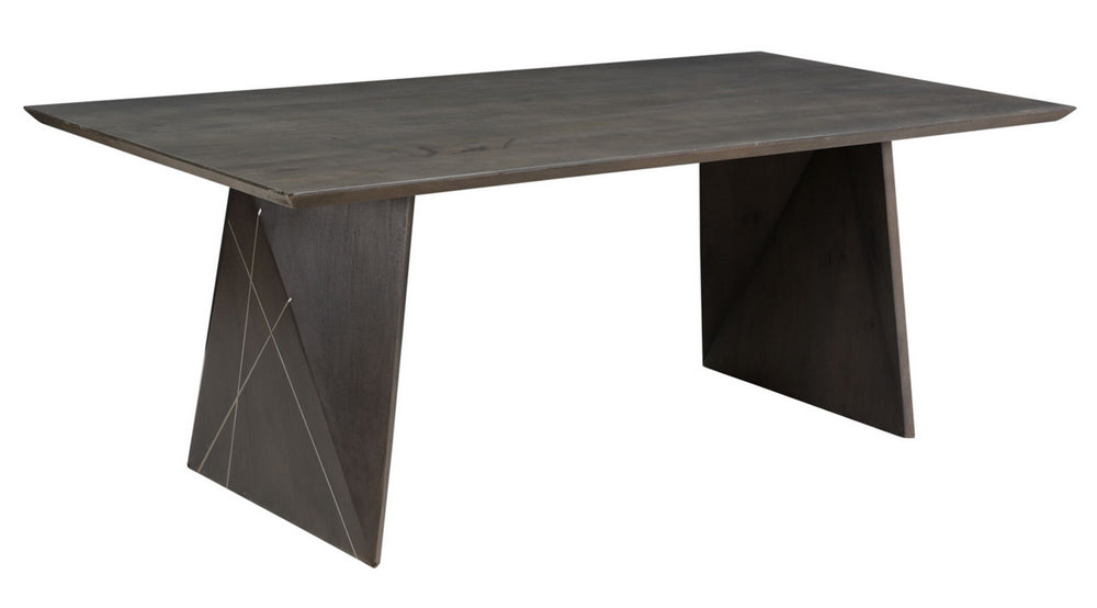 Motion Smoke Grey Solid Mango Wood Dining Table