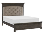 Motsinger Wire-Brushed Rustic Brown Wood Queen Bed