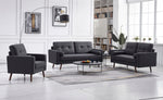 Muriel Dark Gray Linen Fabric Sofa