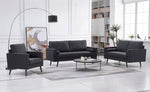 Muriel Dark Gray Linen Fabric Sofa