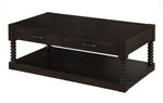 Mya Coffee Bean Wood 2-Drawer Coffee Table