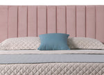 Myah Pink Fabric Twin Platform Bed