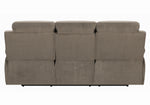 Myleene Mocha Textured Velvet Manual Recliner Sofa