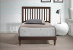 Myrtle Brown Wood Twin XL Platform Bed