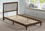 Myrtle Brown Wood Twin XL Platform Bed