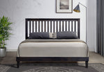 Myrtle Cappuccino Wood Queen Platform Bed