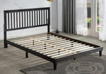 Myrtle Cappuccino Wood Queen Platform Bed