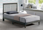 Myrtle Gray Wood Twin XL Platform Bed