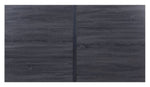 Nakula Gray Oak Wood/Black Metal Rectangular Dining Table