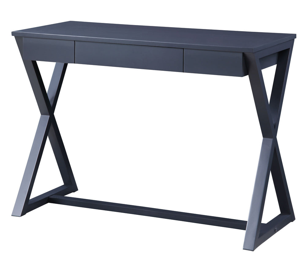 Nalo Black Finish Wood Writing Desk