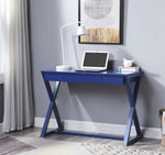 Nalo Twilight Blue Finish Wood Writing Desk