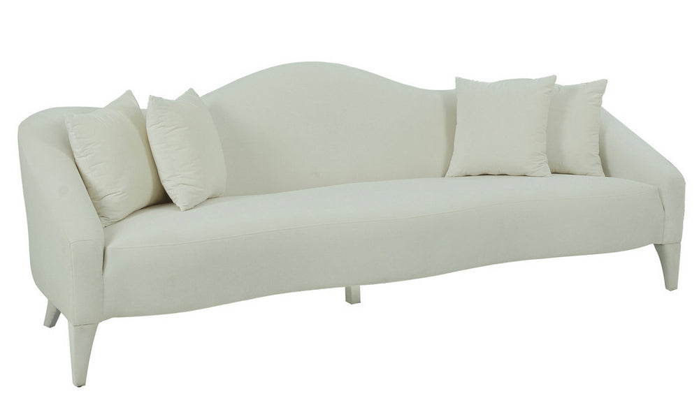 Naya Cream Velvet Sofa (Oversized)