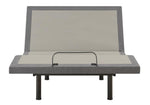 Negan Grey Fabric Cal King Adjustable Power Bed Base