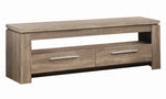 Nella Weathered Brown Wood 59" TV Console