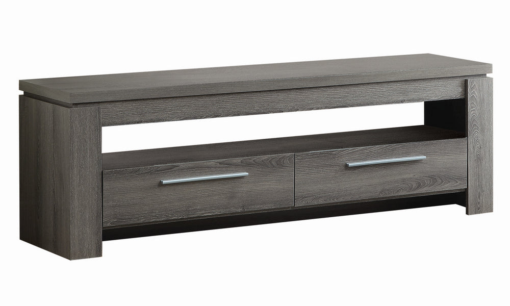 Nella Weathered Grey Wood 59" TV Console