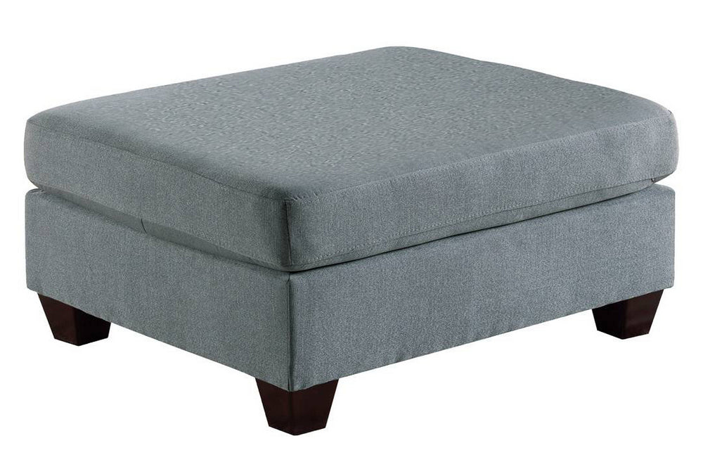 Neus Grey Fabric Ottoman