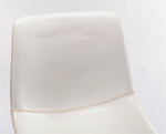 Nicol 2 White Faux Leather Bar Chairs