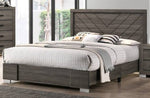 Nikole Brown Wood King Bed