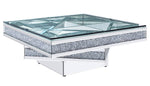 Noralie Mirrored/Faux Diamonds Coffee Table