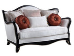 Nurmive Beige Fabric Loveseat