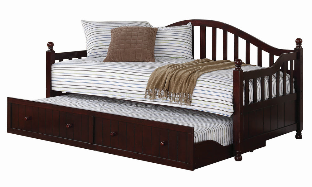 Dan Ryan Cappuccino Wood Twin Daybed with Trundle