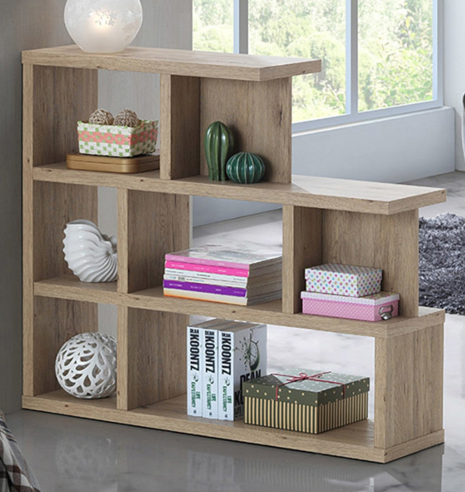 Odelia Natural Wood Bookcase