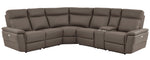 Olympia 6-Pc Raisin Power Recliner Sectional Sofa