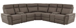 Olympia 7-Pc Raisin Power Recliner Sectional Sofa