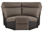 Olympia 7-Pc Raisin Power Recliner Sectional Sofa