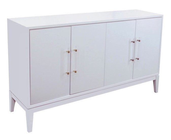 Orbis White Wood Sideboard