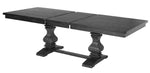 Paula 7-Pc Gray Wood/Linen Dining Table Set