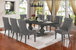 Paula Gray Wood Extendable Dining Table