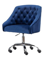 Phile Blue/Silver Office Chair