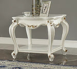 Picardy II Antique Pearl Wood End Table