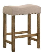 Plankinton 2 Rustic Oak Counter Height Stools