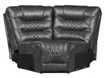 Putnam 6-Pc Gray LAF Power Recliner Sectional Sofa