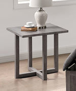 Radnor Light Gray Wood End Table