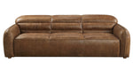 Rafer Cocoa Top Grain Leather Sofa (Oversized)