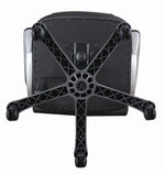 Raffaella Black Leatherette Adjustable Office Chair