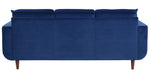 Rand Navy Velvet Fabric Sofa